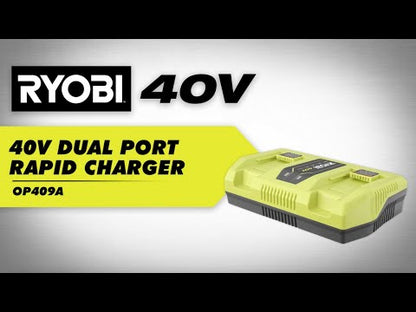 40V DUAL PORT RAPID CHARGER | RYOBI