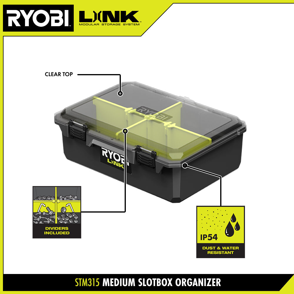 MEDIUM SLOTBOX ORGANIZER | RYOBI
