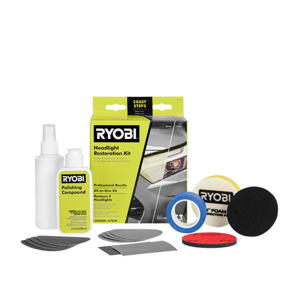 HEADLIGHT RESTORATION KIT | RYOBI