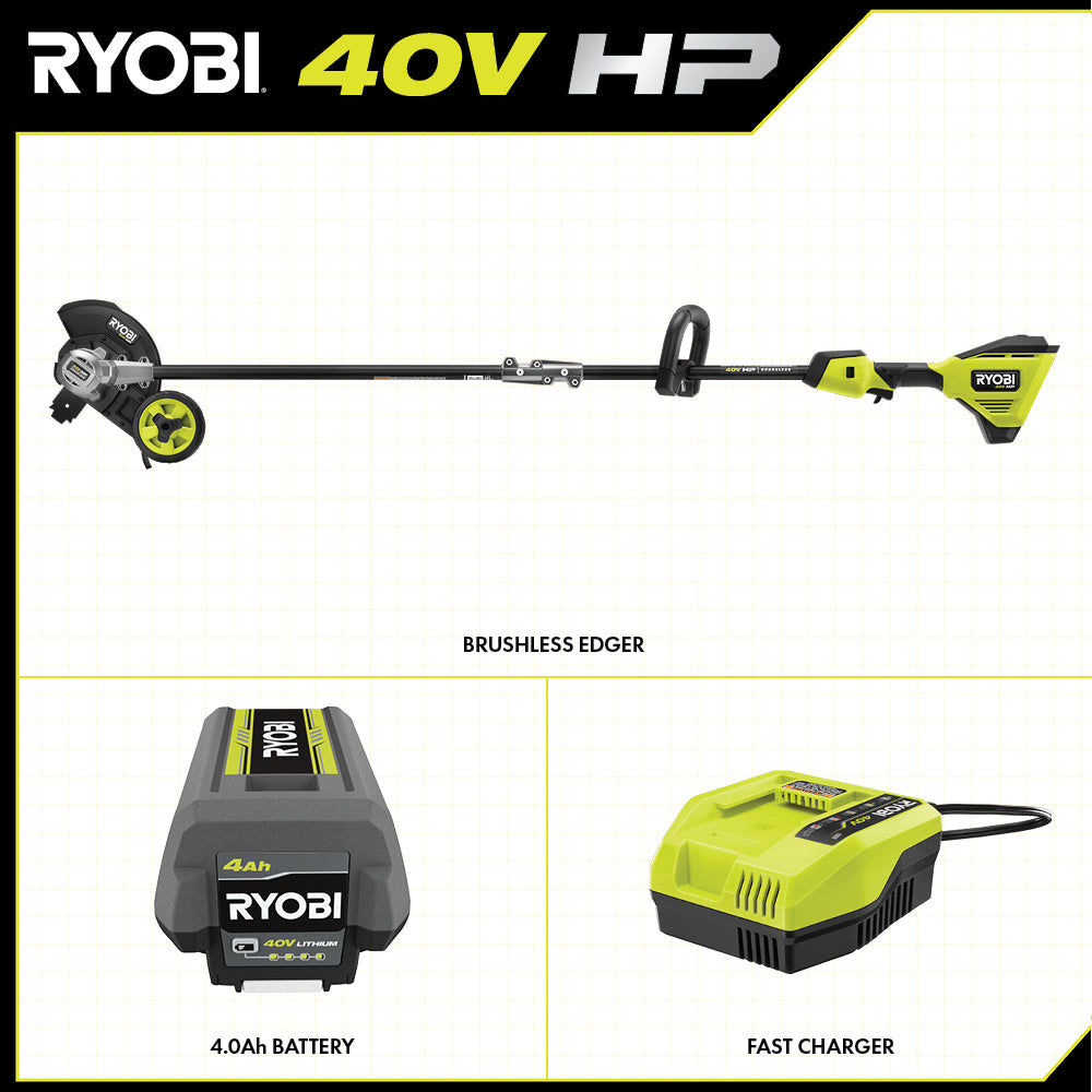40V HP BRUSHLESS EDGER KIT | RYOBI