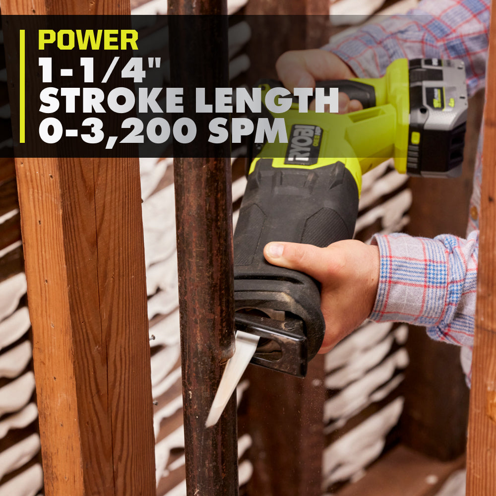 18V ONE+ HP BRUSHLESS RECIPROCATING SAW | RYOBI