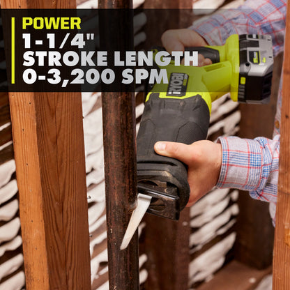 18V ONE+ HP BRUSHLESS RECIPROCATING SAW | RYOBI
