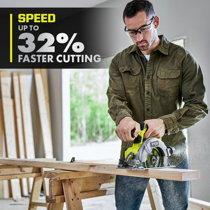 18V ONE+ HP COMPACT BRUSHLESS 6-1/2″ CIRCULAR SAW | RYOBI