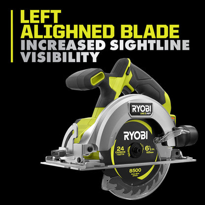 18V ONE+ HP COMPACT BRUSHLESS 6-1/2″ CIRCULAR SAW KIT | RYOBI