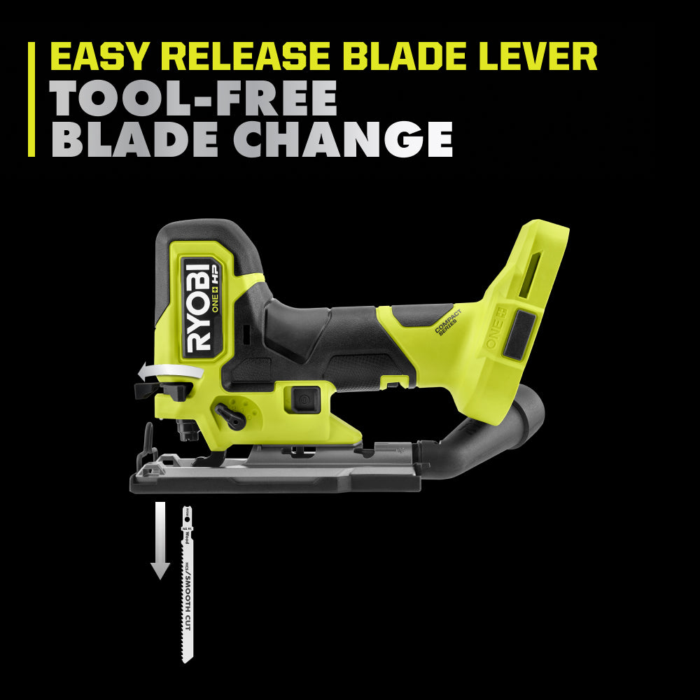 18V ONE+ HP COMPACT BRUSHLESS BARREL GRIP JIG SAW | RYOBI