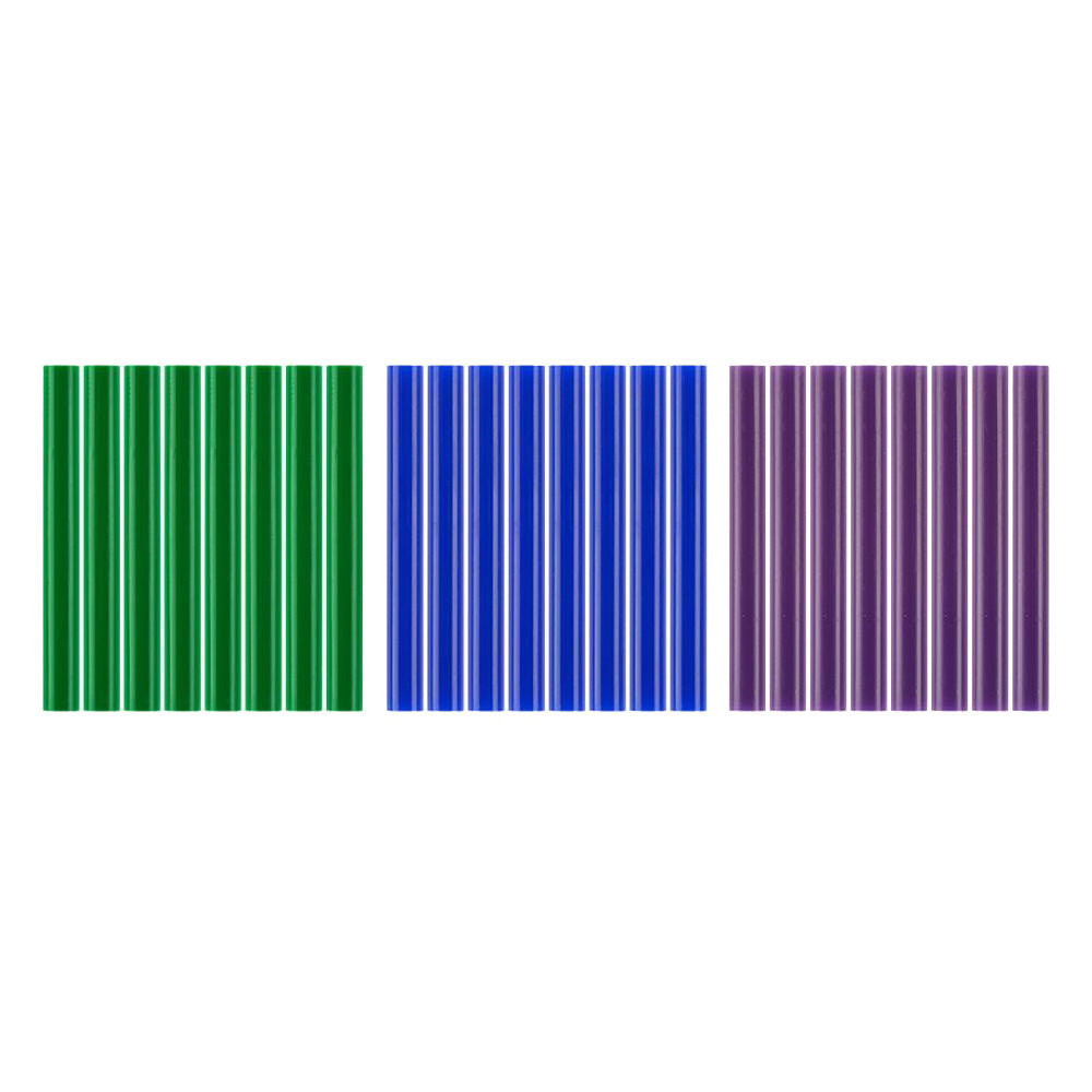 24 PC. FULL SIZE COOL COLOR GLUE STICKS | RYOBI