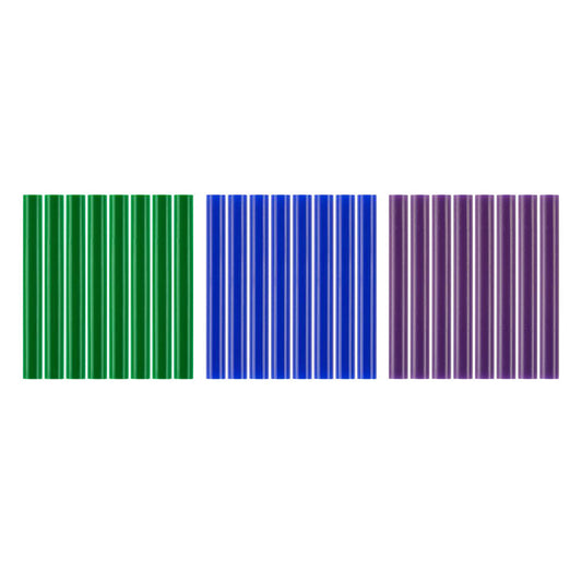 24 PC. FULL SIZE COOL COLOR GLUE STICKS | RYOBI