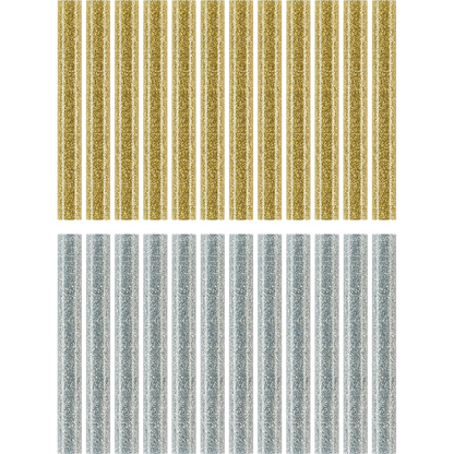24 PC. FULL SIZE GLITTER GLUE STICKS | RYOBI