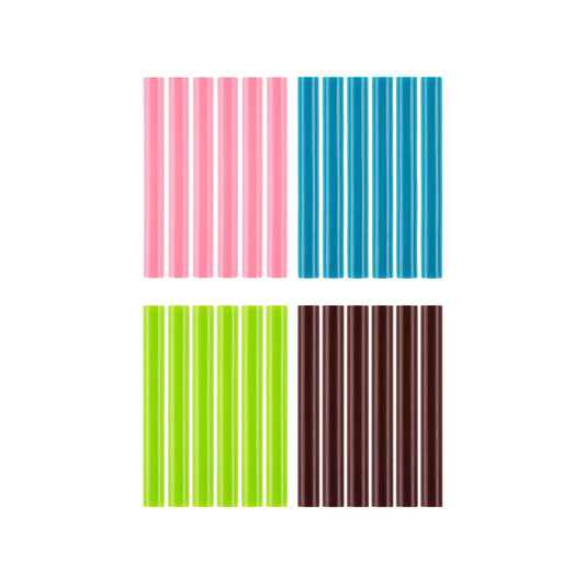 24 PC. FULL SIZE VARIETY COLOR GLUE STICKS | RYOBI