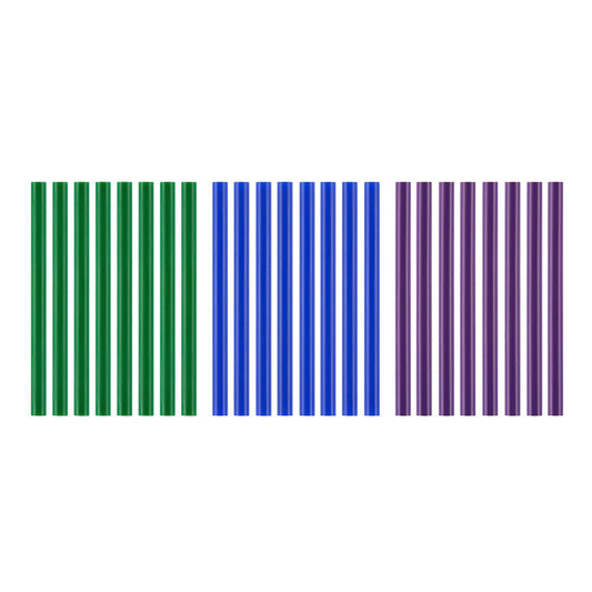 24 PC. MINI COOL COLOR GLUE STICKS | RYOBI