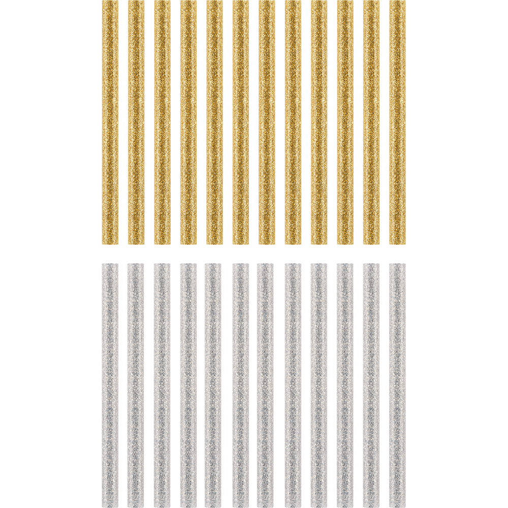 24 PC. MINI GLITTER GLUE STICKS | RYOBI