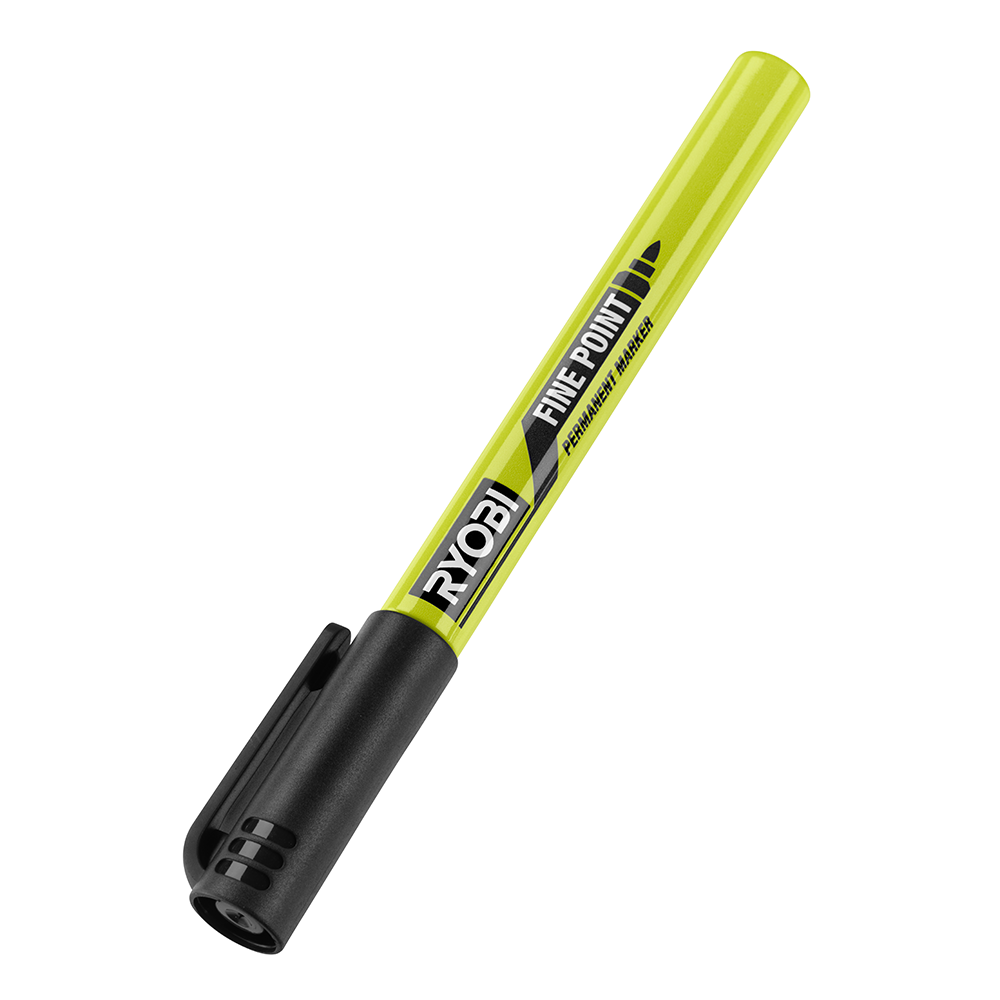 BLACK FINE POINT PERMANENT WORKSHOP MARKER | RYOBI