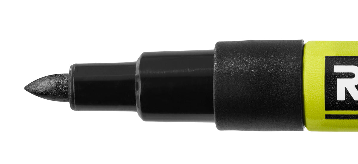BLACK FINE POINT PERMANENT WORKSHOP MARKER | RYOBI