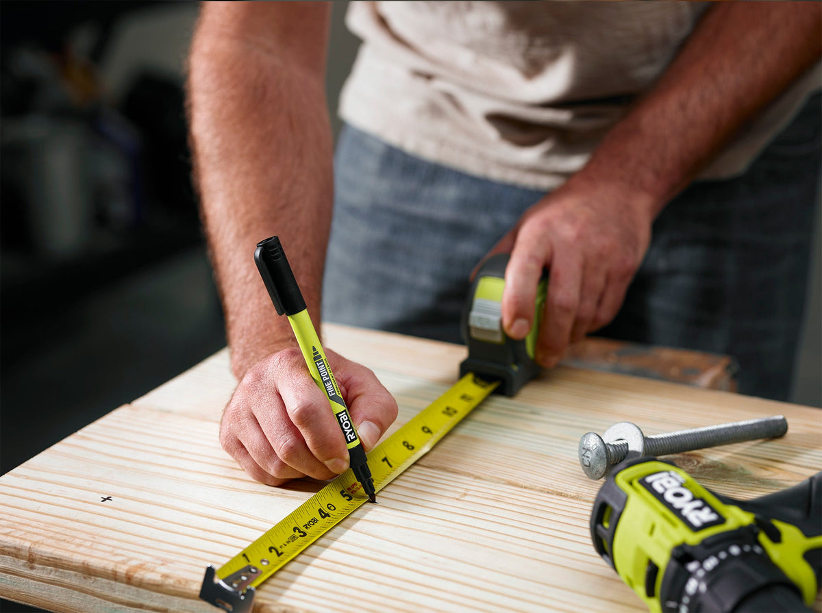 BLACK FINE POINT PERMANENT WORKSHOP MARKER | RYOBI