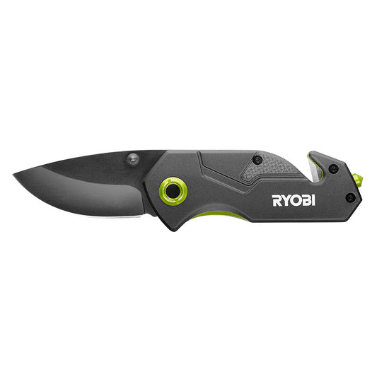 COMPACT FOLDING TACTICAL KNIFE WITH 2.25″ BLADE | RYOBI