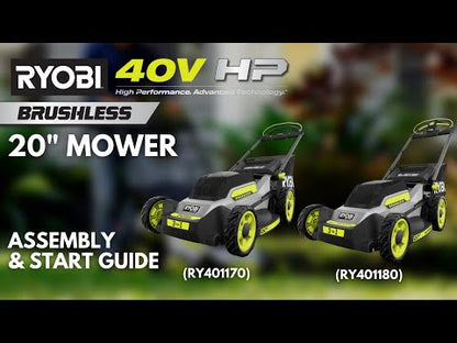 40V HP BRUSHLESS 20″ SELF-PROPELLED LAWN MOWER | RYOBI