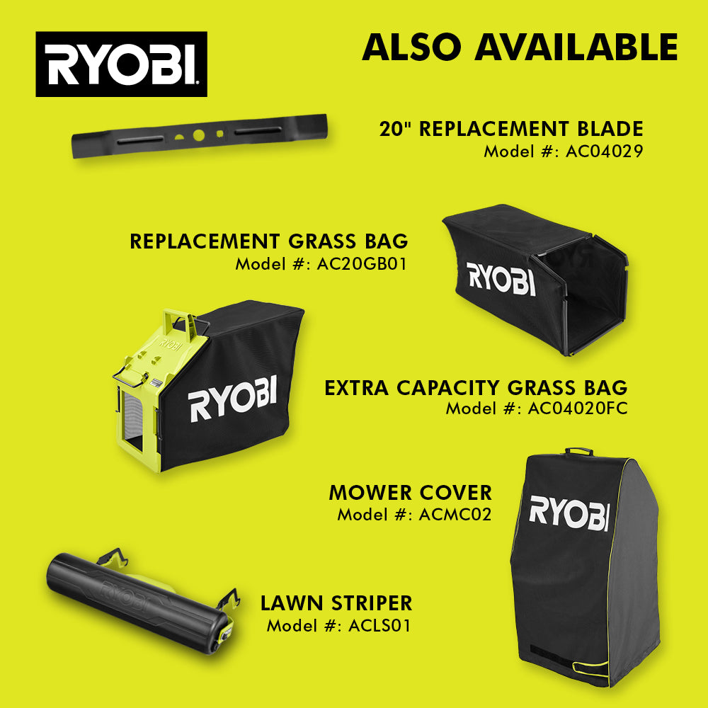 40V HP BRUSHLESS 20″ SELF-PROPELLED LAWN MOWER KIT | RYOBI