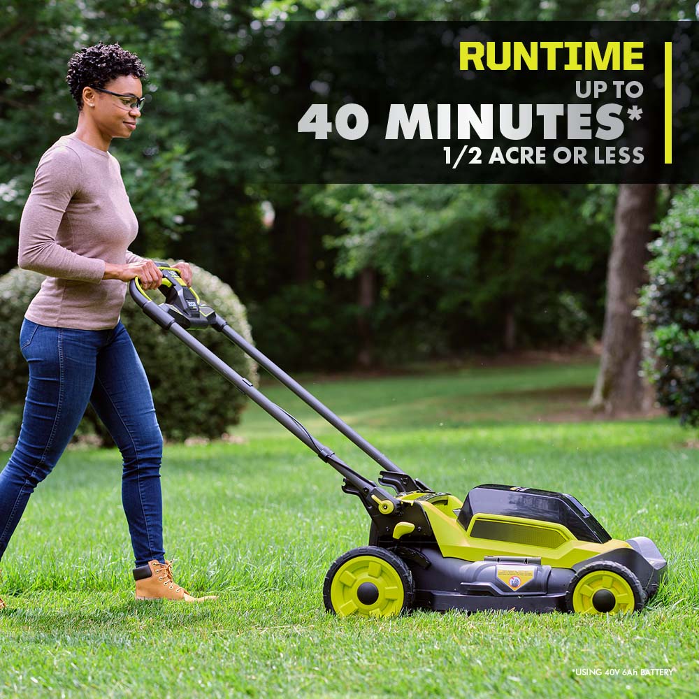40V HP BRUSHLESS 20″ SELF-PROPELLED LAWN MOWER KIT | RYOBI