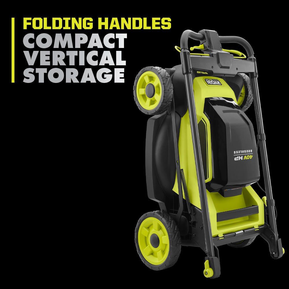 40V HP BRUSHLESS 20″ SELF-PROPELLED MULTI-BLADE MOWER KIT | RYOBI