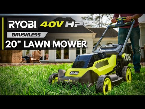 40V HP BRUSHLESS 20″ SELF-PROPELLED MULTI-BLADE MOWER KIT | RYOBI
