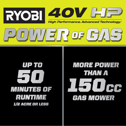 40V HP BRUSHLESS 20″ SELF-PROPELLED MULTI-BLADE MOWER KIT | RYOBI