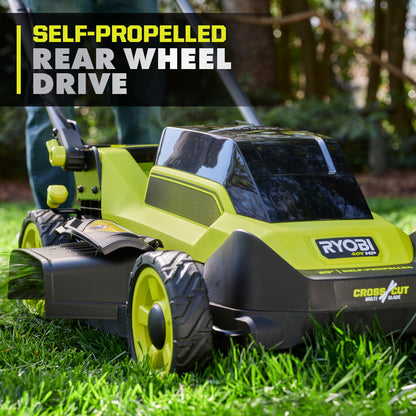 40V HP BRUSHLESS 20″ SELF-PROPELLED MULTI-BLADE MOWER KIT | RYOBI