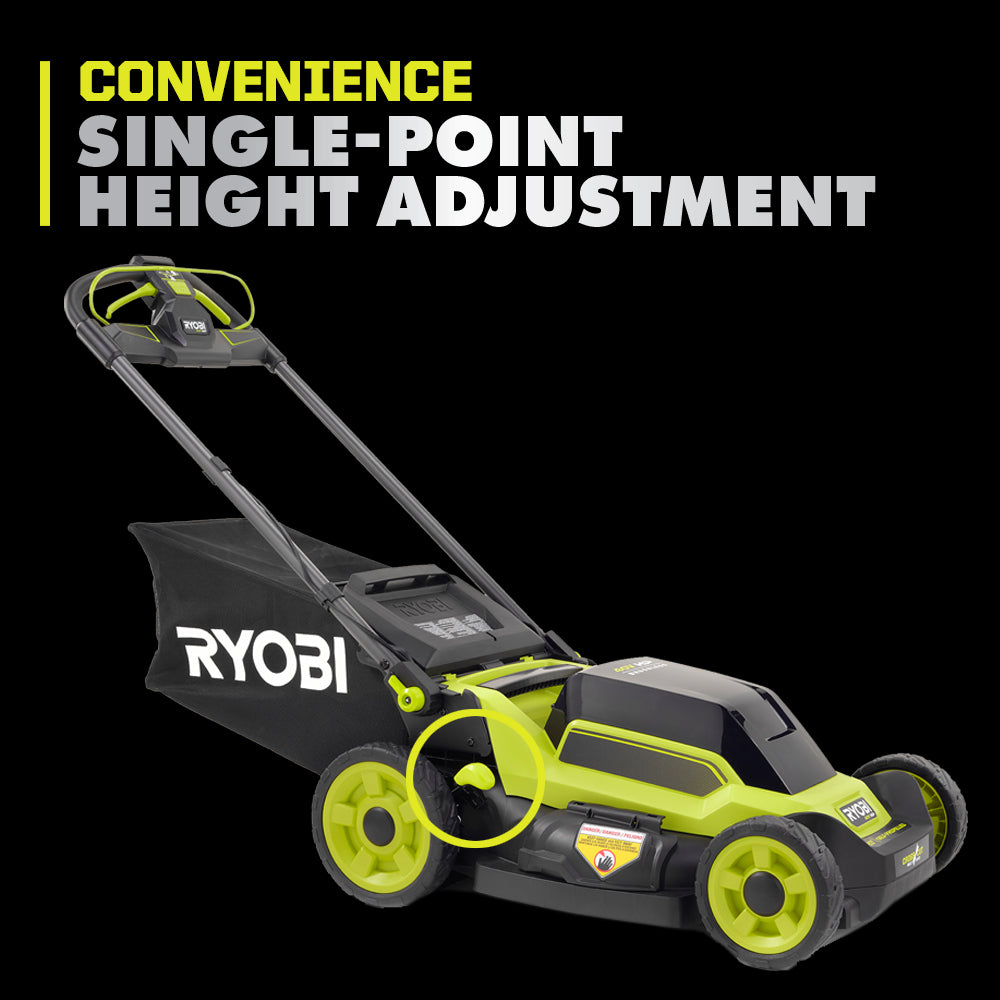 40V HP BRUSHLESS 20″ SELF-PROPELLED MULTI-BLADE MOWER KIT | RYOBI