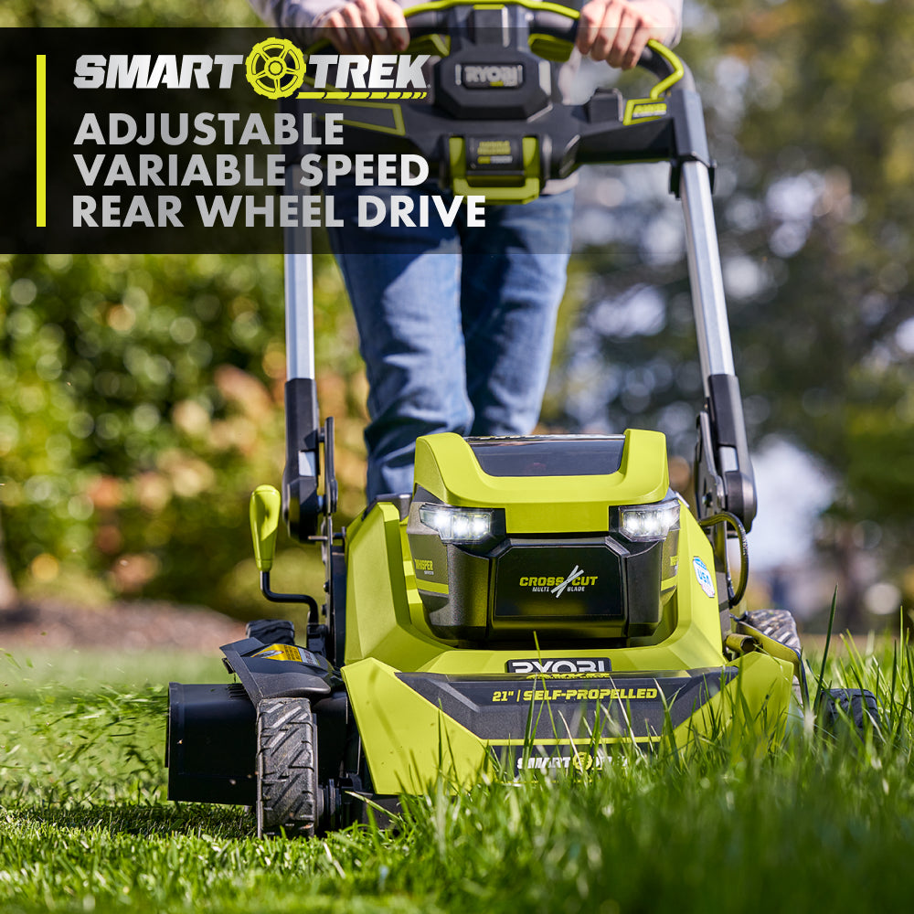 40V HP BRUSHLESS 21″ SELF-PROPELLED AWD MULTI-BLADE MOWER KIT | RYOBI