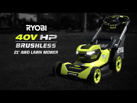 40V HP BRUSHLESS 21″ SELF-PROPELLED AWD MULTI-BLADE MOWER KIT | RYOBI