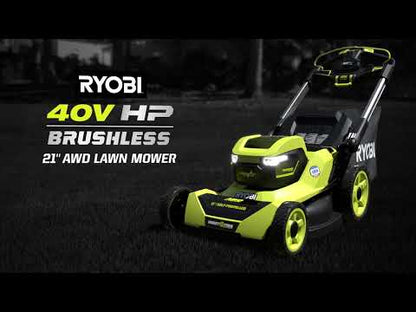 40V HP BRUSHLESS 21″ SELF-PROPELLED AWD MULTI-BLADE MOWER KIT | RYOBI