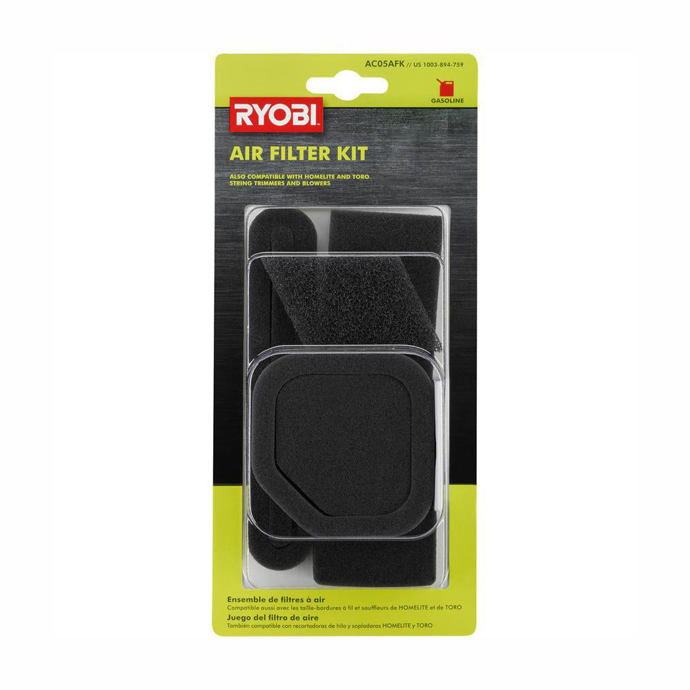 AIR FILTER KIT FOR TRIMMERS AND BLOWERS | RYOBI