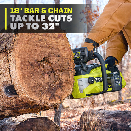 40V HP BRUSHLESS 18″ CHAINSAW | RYOBI