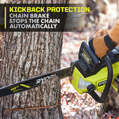40V HP BRUSHLESS 18″ CHAINSAW | RYOBI
