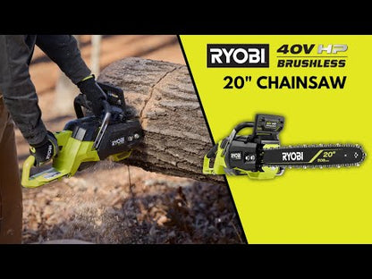 40V HP BRUSHLESS 20″ CHAINSAW | RYOBI