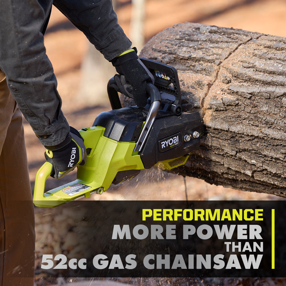 40V HP BRUSHLESS 20″ CHAINSAW | RYOBI