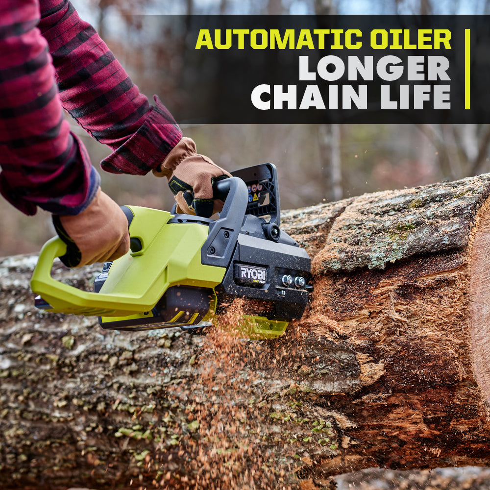 40V HP BRUSHLESS 20″ CHAINSAW KIT | RYOBI