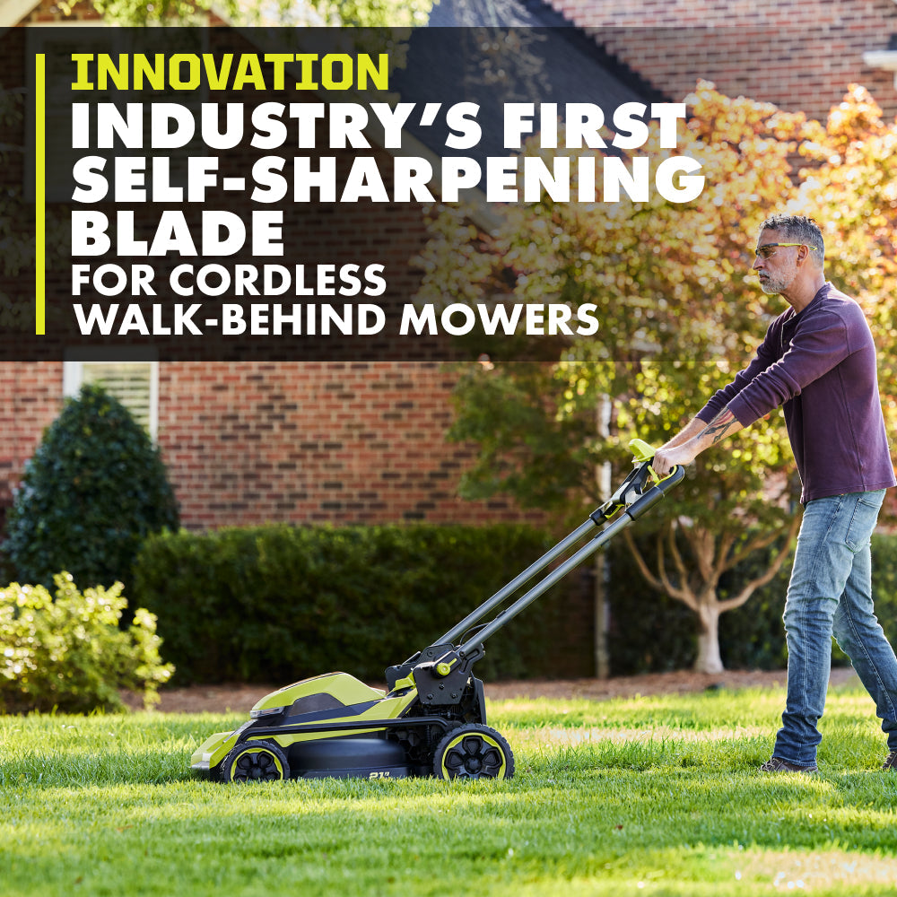 21″ SELF-SHARPENING LAWN MOWER BLADE | RYOBI