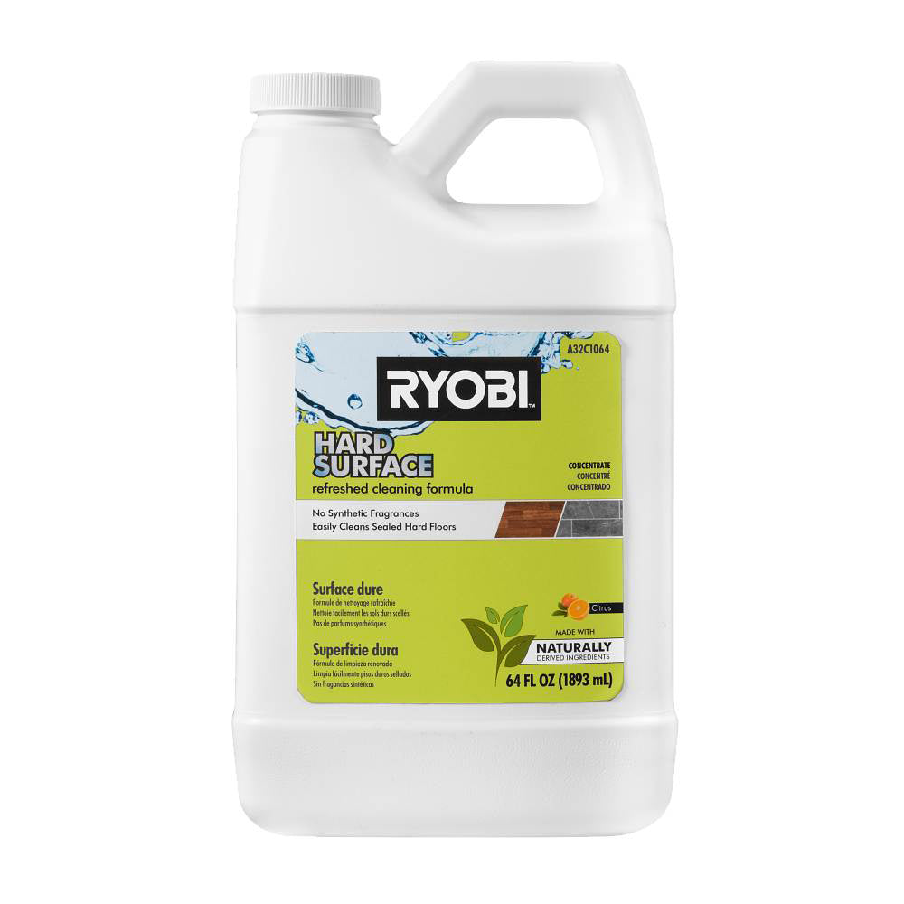 64 OZ. HARD SURFACE REFRESHED CONCENTRATED CLEANING FORMULA | RYOBI