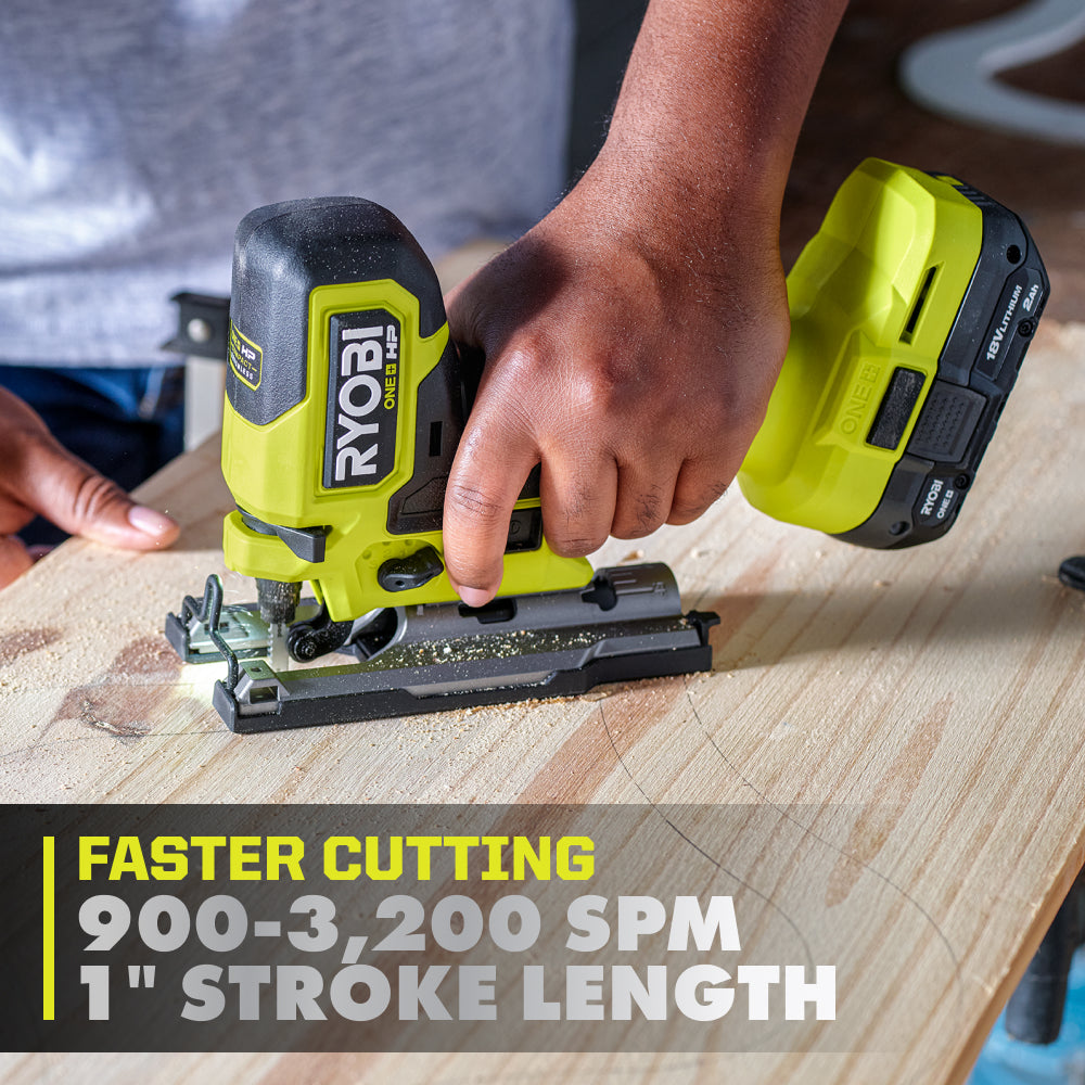 18V ONE+ HP COMPACT BRUSHLESS BARREL GRIP JIG SAW KIT | RYOBI