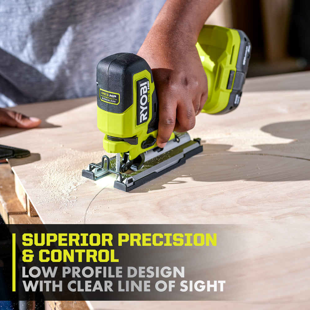 18V ONE+ HP COMPACT BRUSHLESS BARREL GRIP JIG SAW KIT | RYOBI