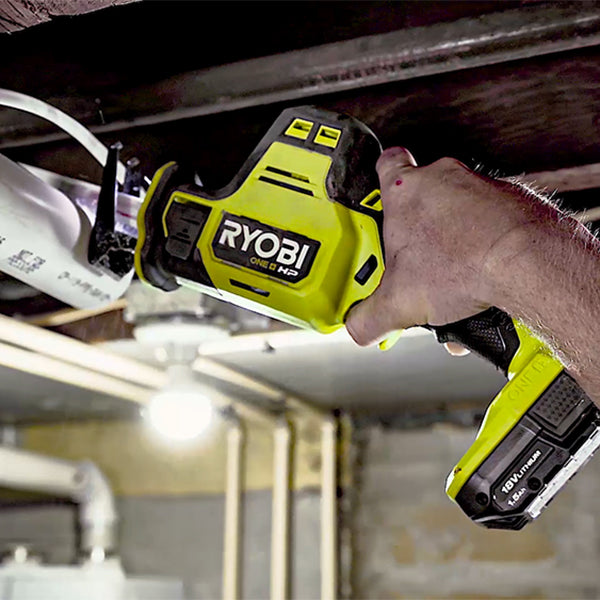 18V ONE+ HP COMPACT BRUSHLESS ONE-HANDED RECIPROCATING SAW | RYOBI