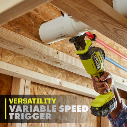 18V ONE+ HP COMPACT BRUSHLESS ONE-HANDED RECIPROCATING SAW | RYOBI