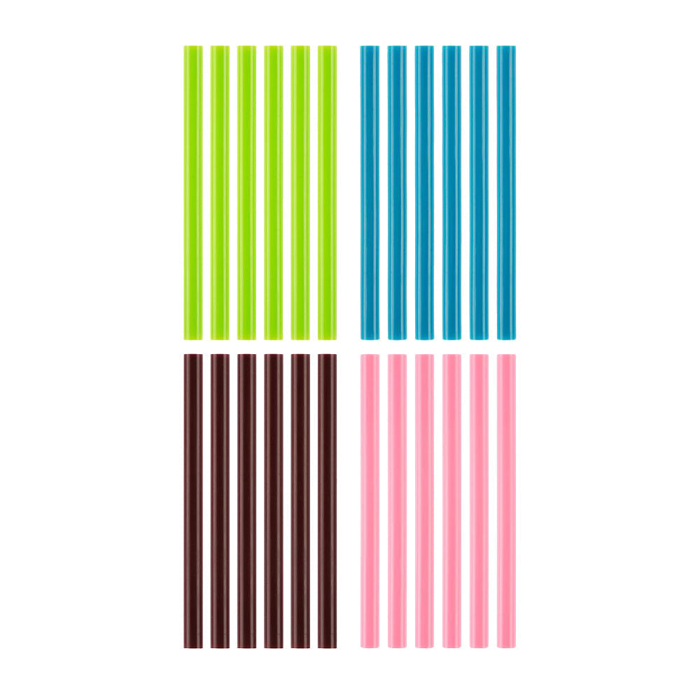 24 PC. MINI VARIETY COLOR GLUE STICKS | RYOBI