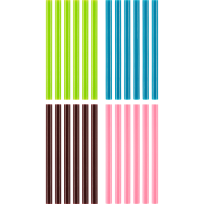 24 PC. MINI VARIETY COLOR GLUE STICKS | RYOBI