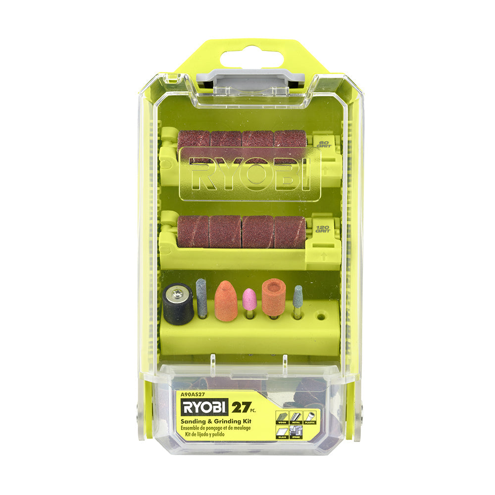 27 PC. SANDING & GRINDING | RYOBI