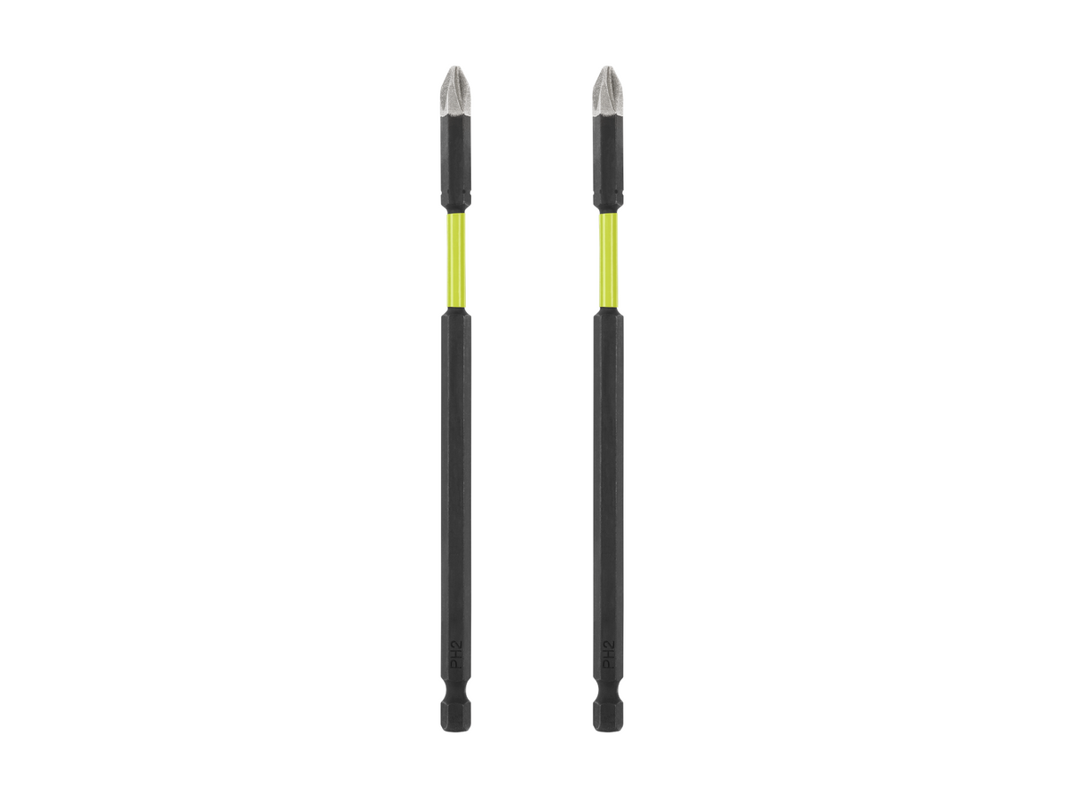 2 PC. 6″ DIAMOND GRIT IMPACT DRIVE BITS | RYOBI
