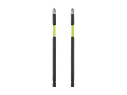2 PC. 6″ DIAMOND GRIT IMPACT DRIVE BITS | RYOBI