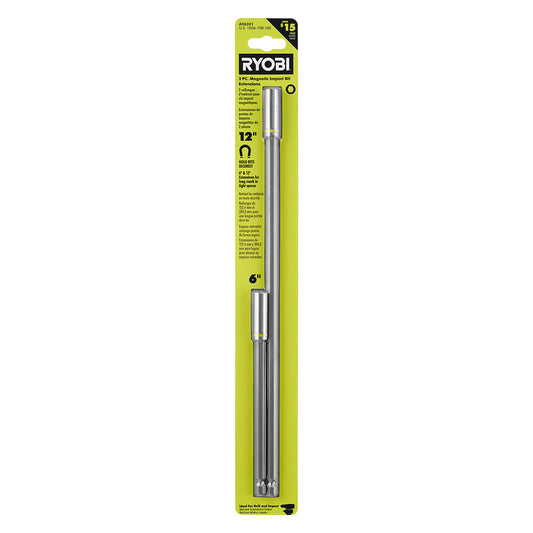 2 PC. MAGNETIC IMPACT BIT EXTENSIONS | RYOBI