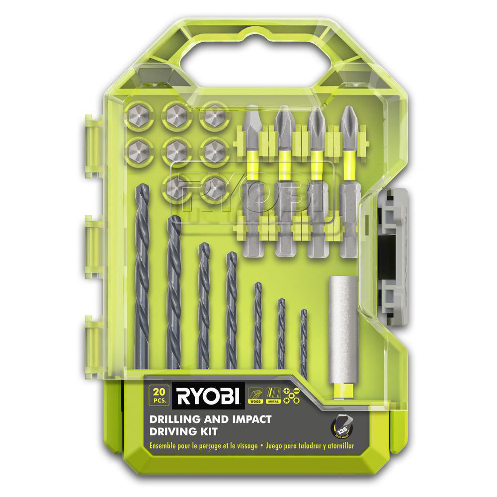 20PC DRILLING/IMPACT DRIVING KIT | RYOBI