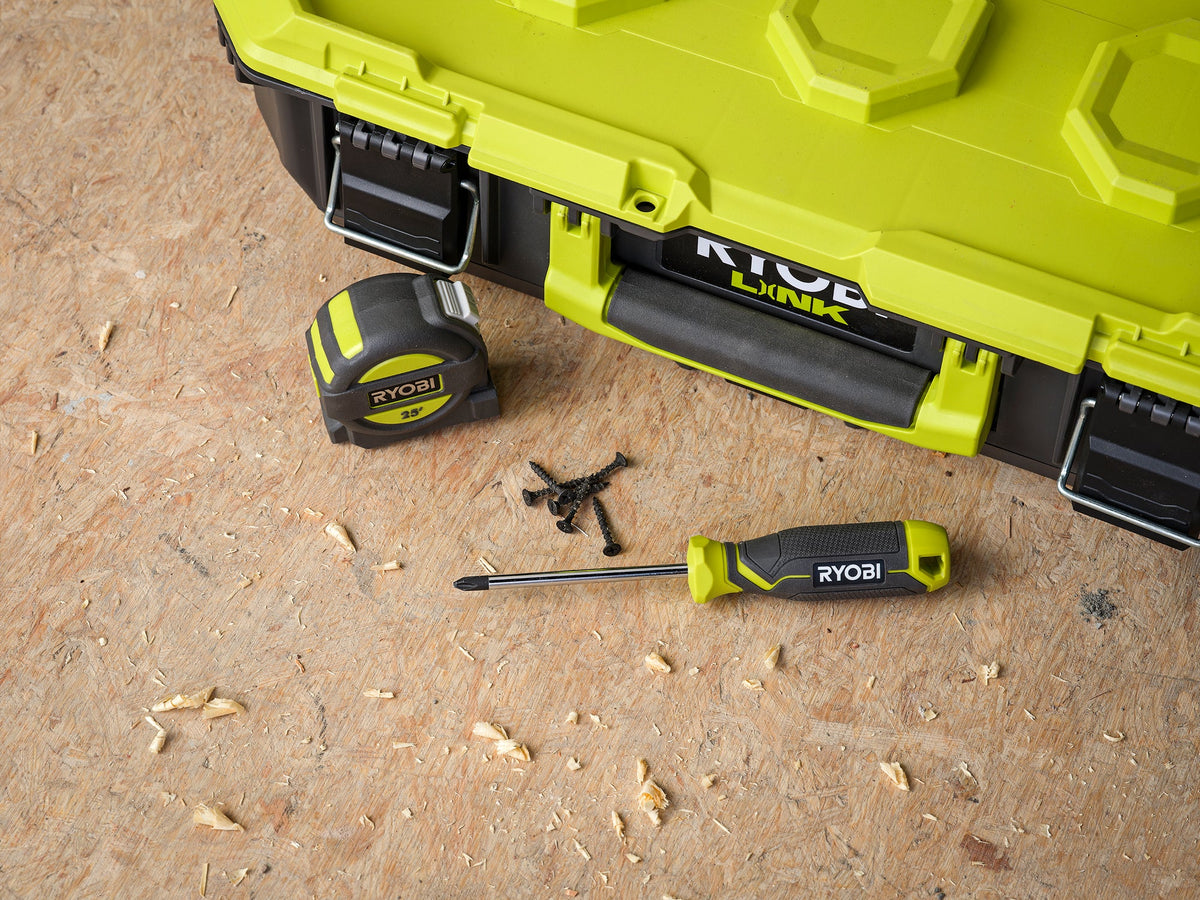 SCREWDRIVER SET (4-PIECE) WITH CUSHION GRIP HANDLES | RYOBI